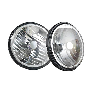 5 3/4 Inch Heated Round LED Reflector Headlight